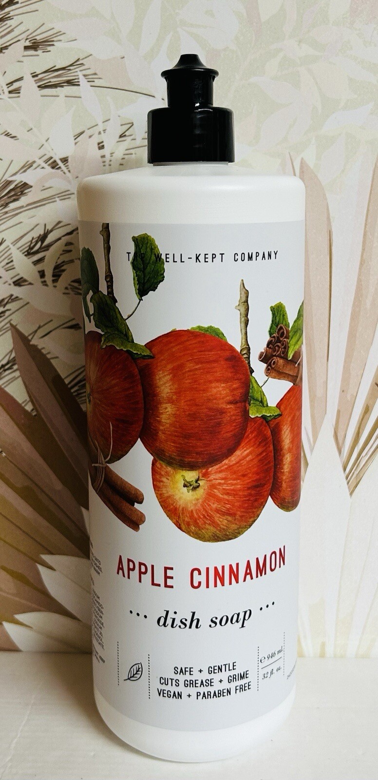 Home & Body Co. ~ Apple Cinnamon Dish Soap 32 fl oz