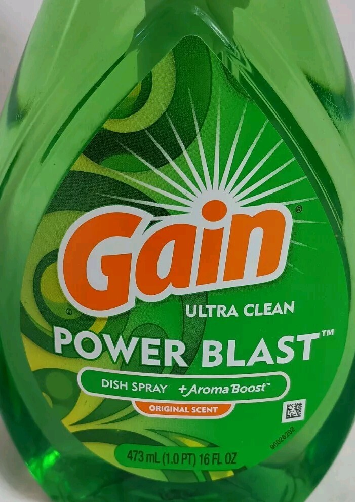 2X Gain Ultra Clean Power Blast Dish Spray Original Scent 16 Oz. Each