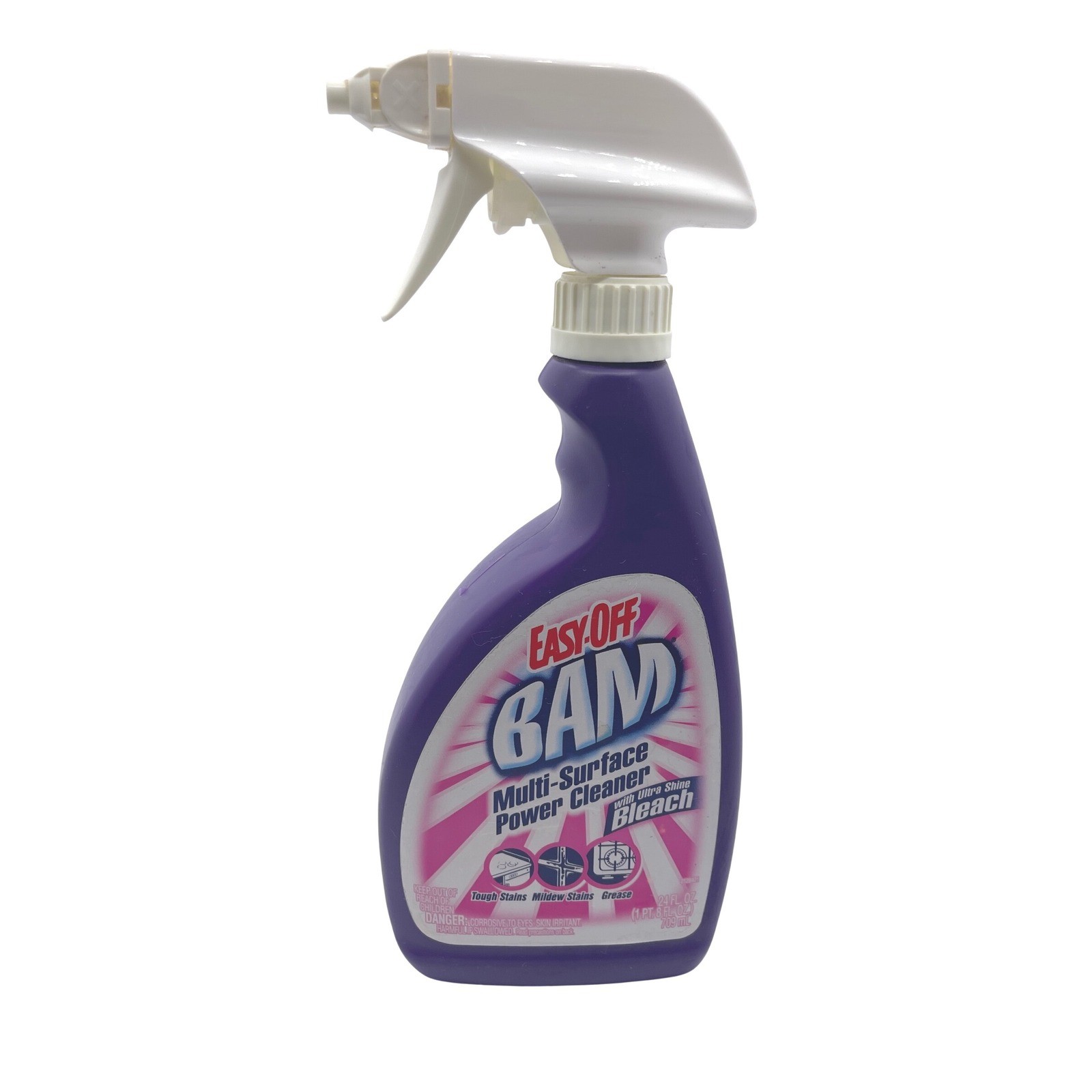 Discontinued Easy Off BAM Multi Surface Power Cleaner Spray With Bleach 24 Oz