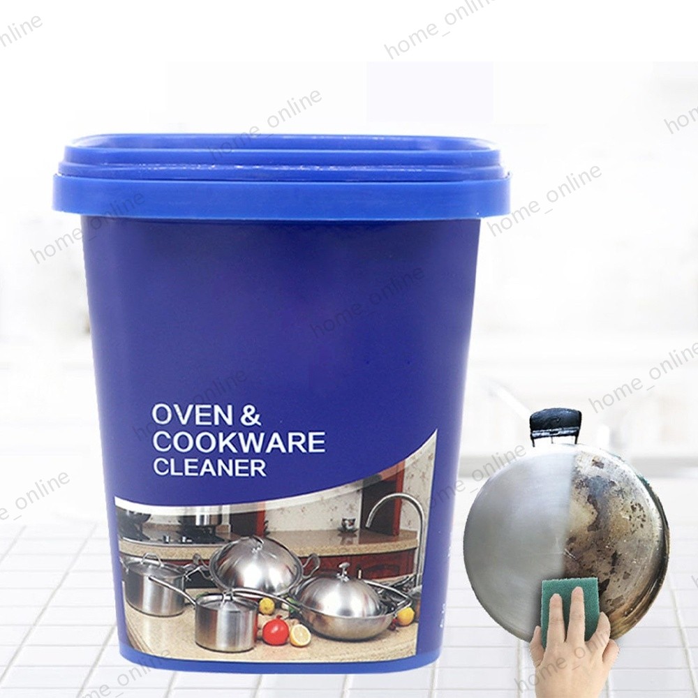 Cookware Cleaning Paste Stainless Steel Pot Pan Kitchen Cleaner Detergent US