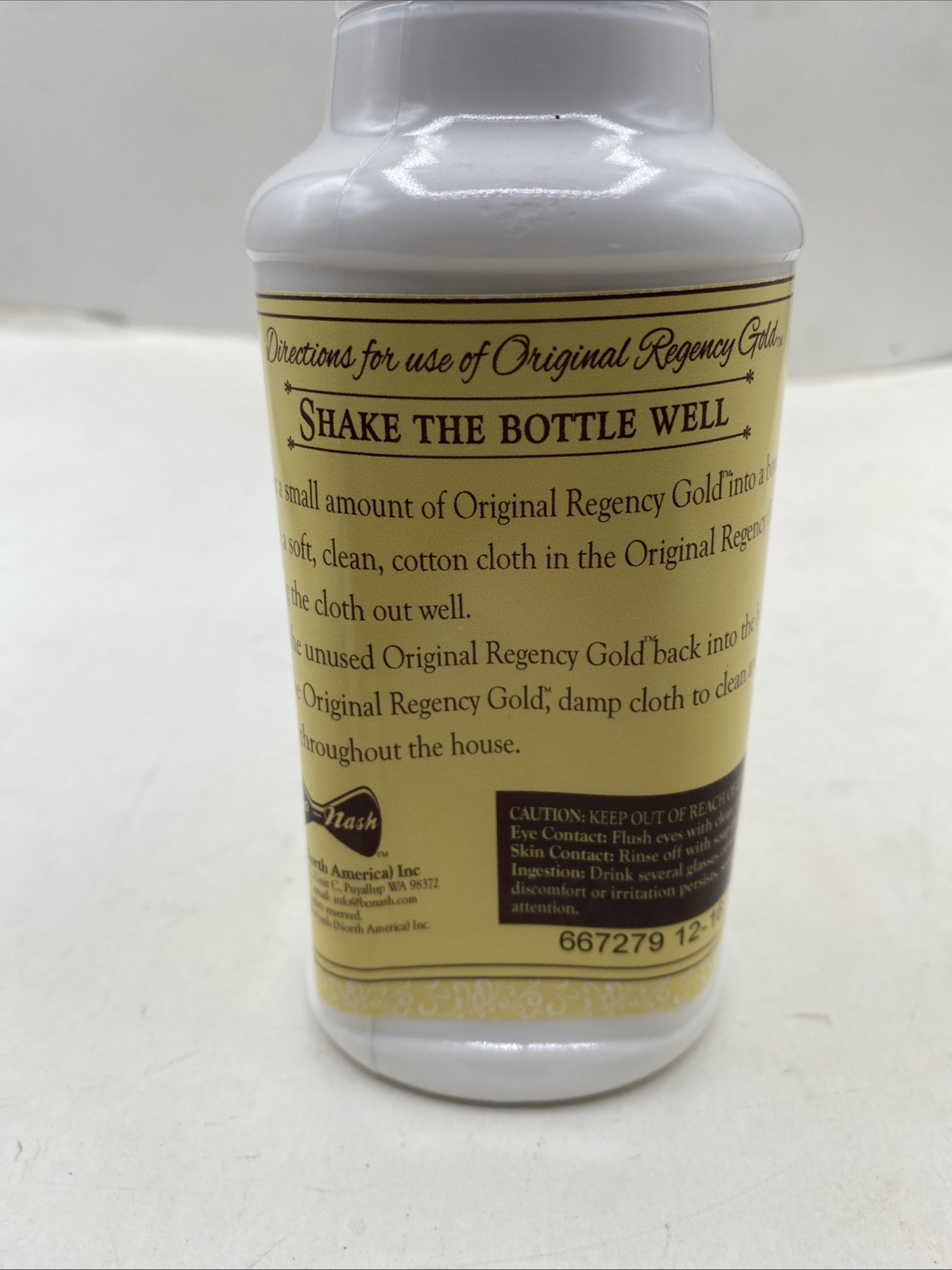Regency Gold Original Restorative Polish Liquid Wood Furniture SEALED 16.9 Oz