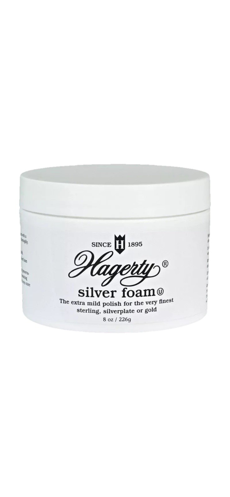 Hagerty 11070 Mild Silver foam Polish, 8 oz, White Free Shipping