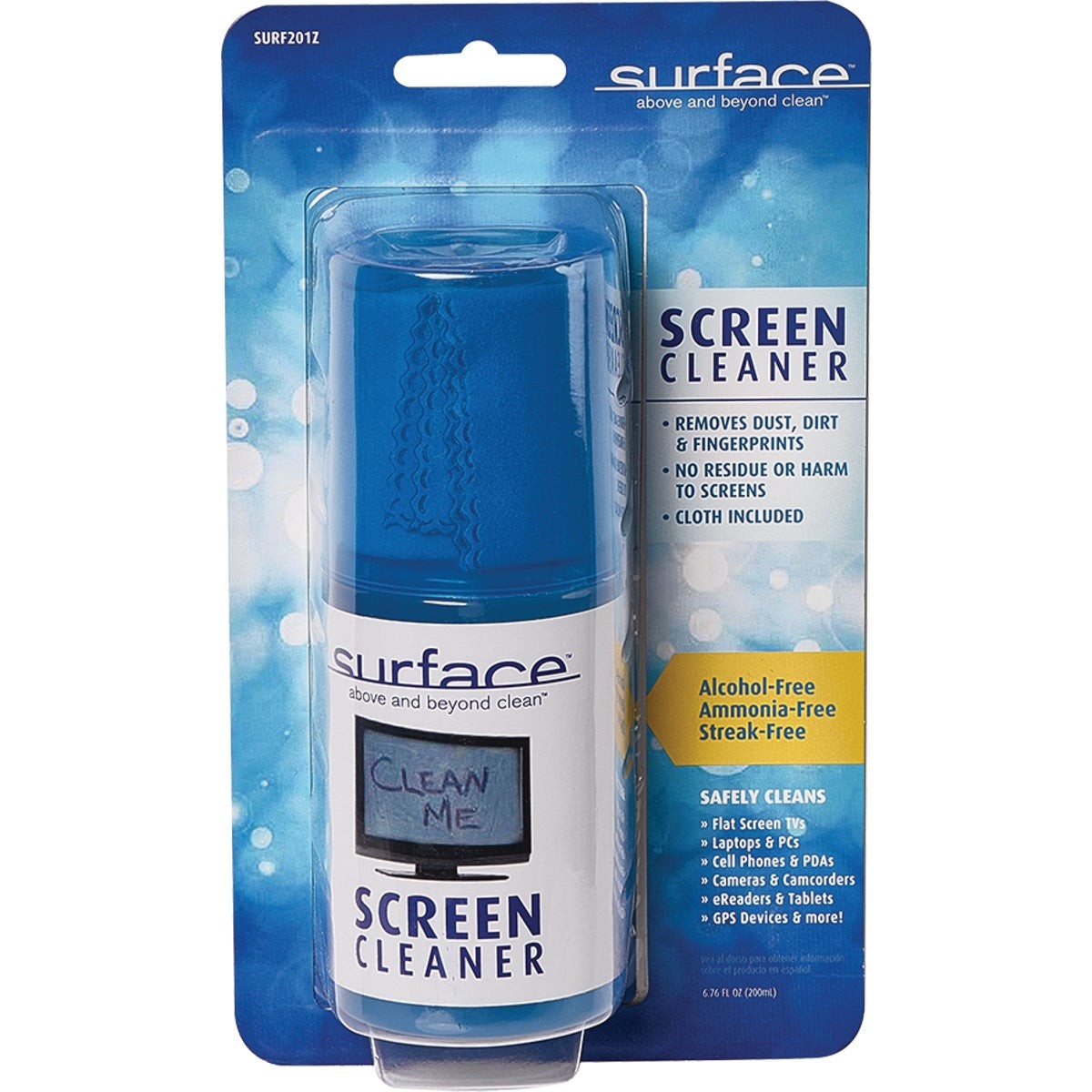 RCA Surface 6.76 Oz. Video LCD TV Screen Cleaner SURF201 Pack of 4 RCA SURF201