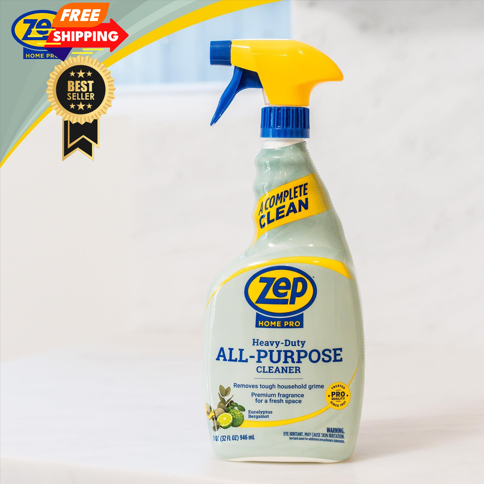 Zep Home Pro Heavy-Duty All-Purpose Cleaner – 32 oz 32 Fl Oz (Pack of 1)