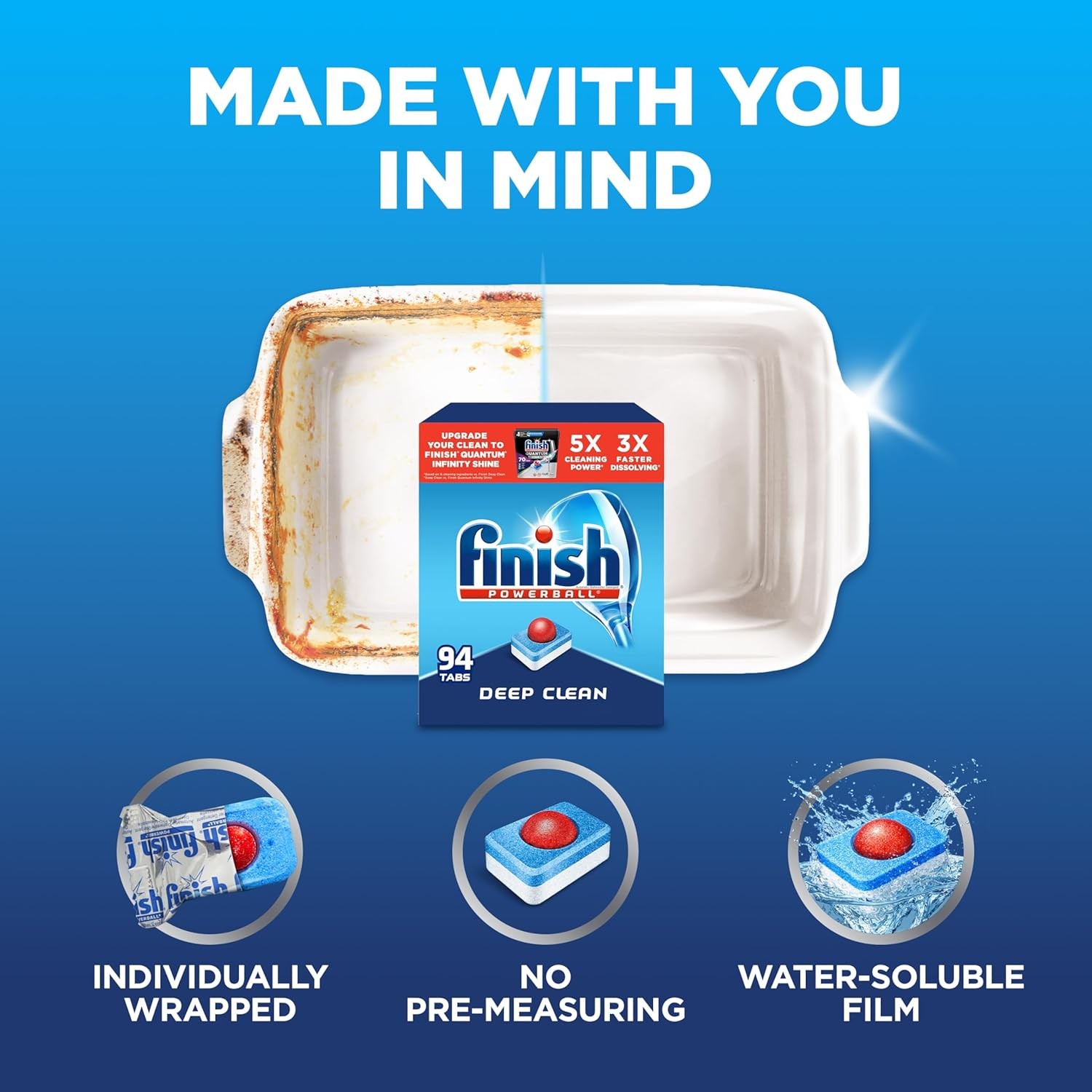 Eco Friendly Plastic Free Dishwasher Tablets Fresh Scent Bulk Detergent