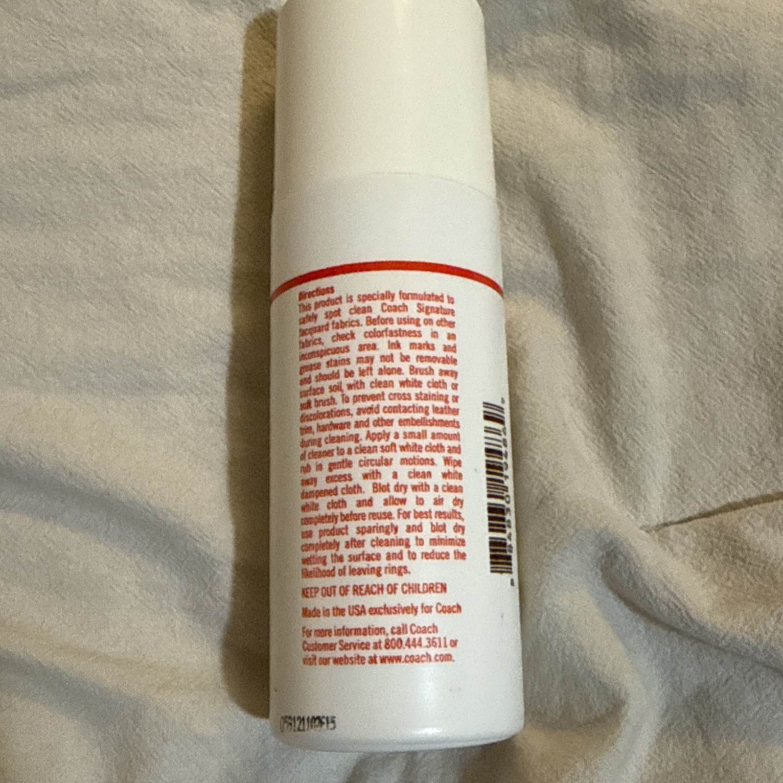 NOS Coach Signature Fabric Cleaner 6 fl oz Bottle – for Coach Handbags & More