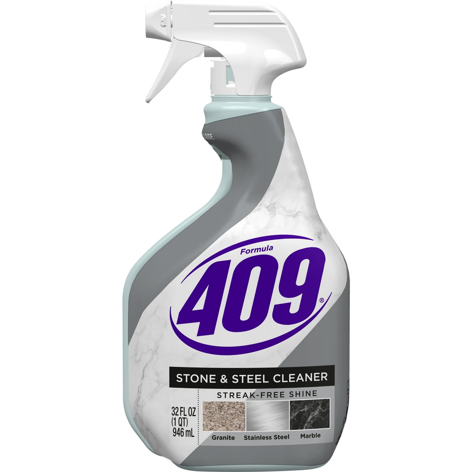 2 PACK Formula 409 Stone and Steel Cleaner, Spray Bottle, 32 Ounces
