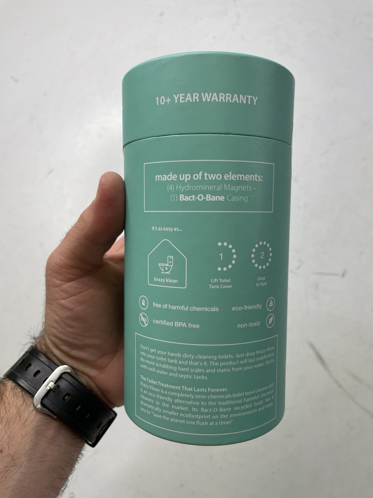 Krazy Klean with Bact-O-Bane Chemical Free Toilet Treatment