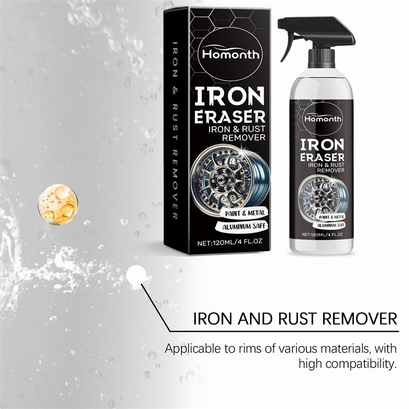 3X Iron Eraser Rust Remover Spray, Car Wheel Paint Brake Dust Fast Cleaner 120ml