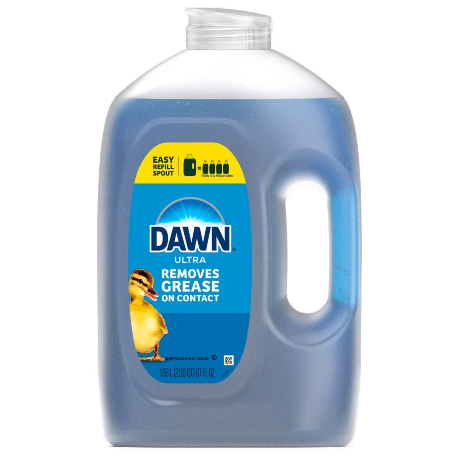 (2 Pack) Dawn Ultra Dish Soap Refill Original 67 fl oz, Grease Cleaner
