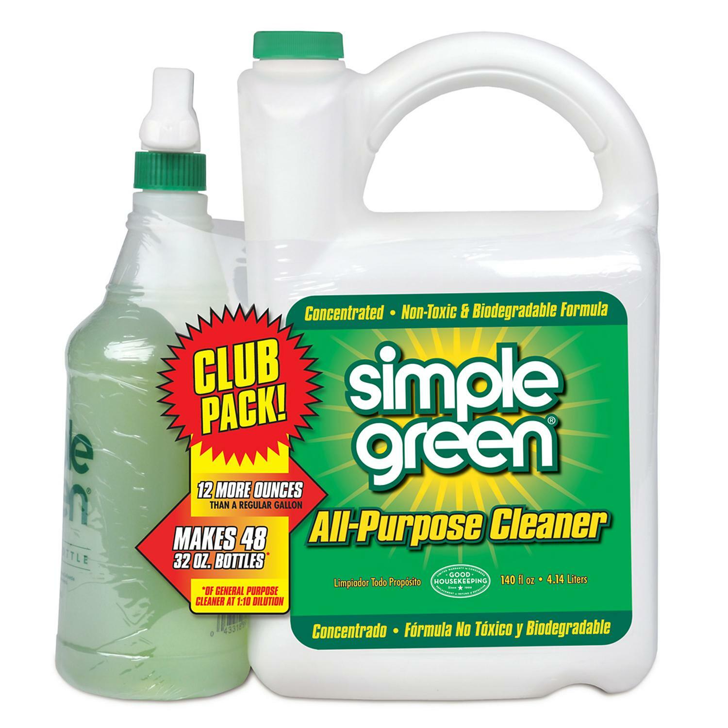 SIMPLE GREEN ALL-PURPOSE CLEANER, NON-TOXIC BIODEGRADABLE (172 oz)