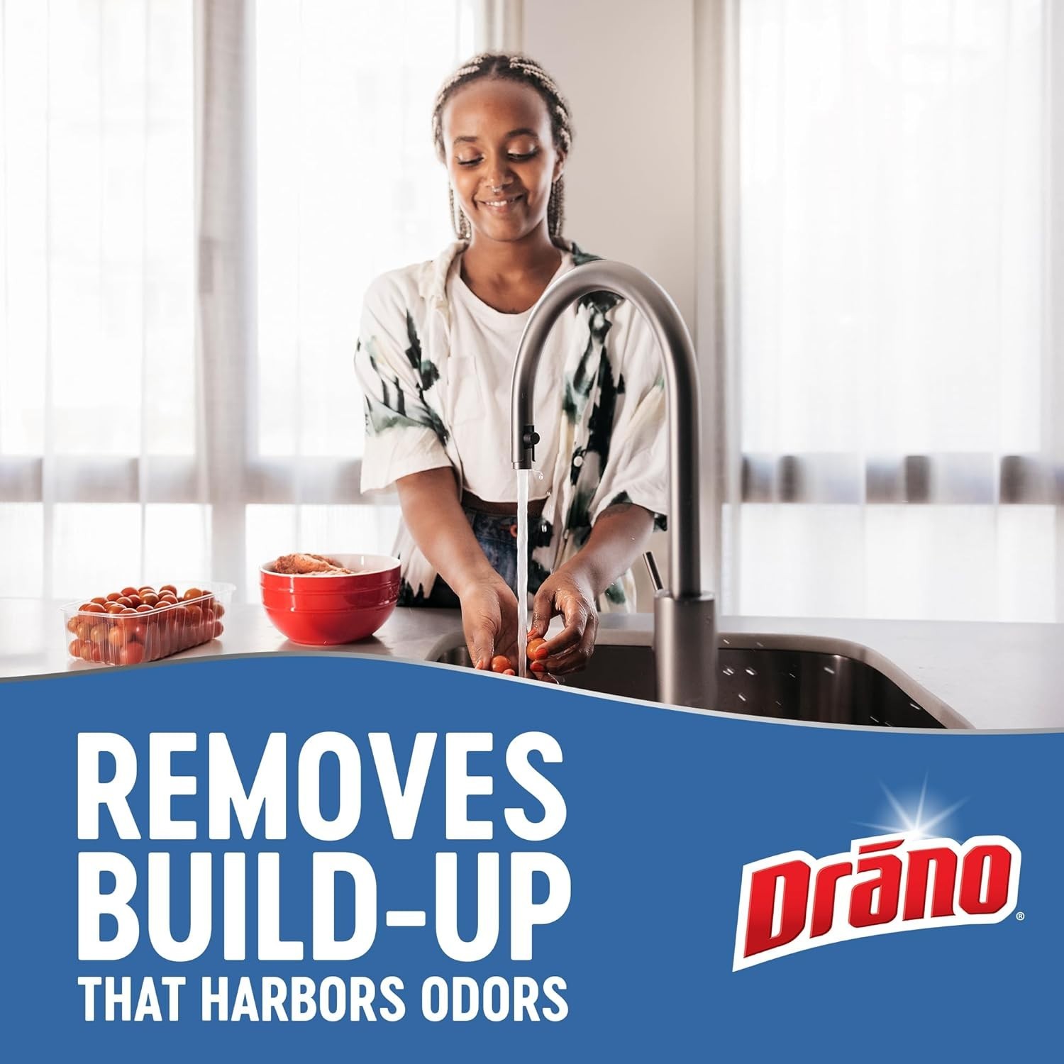 Drano Dual-Force Foamer Drain Clog Remover and Cleaner for Shower or Sink Drains