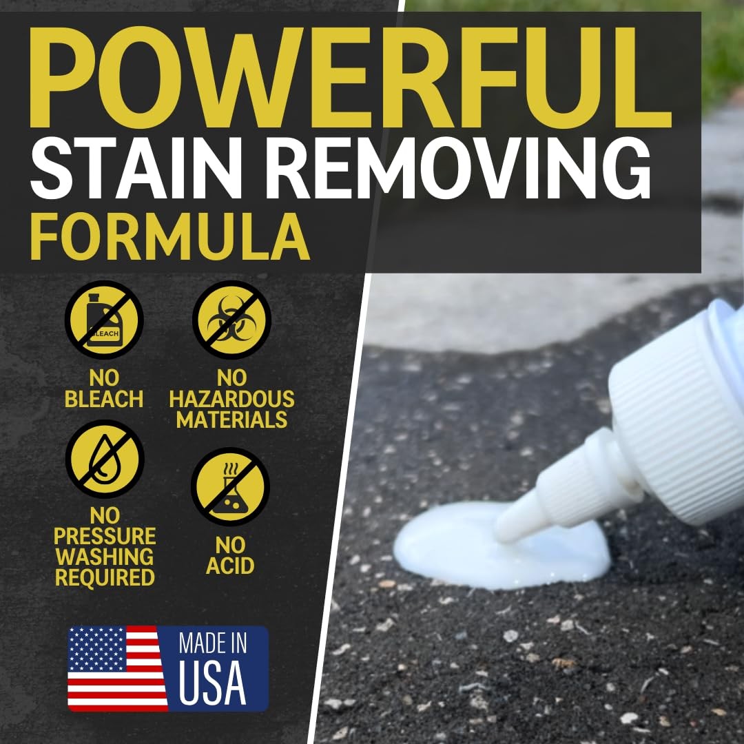 CHOMP! Concrete Oil Stain Remover: Pull It Out Removes 32 Fl Oz (Pack of 1)