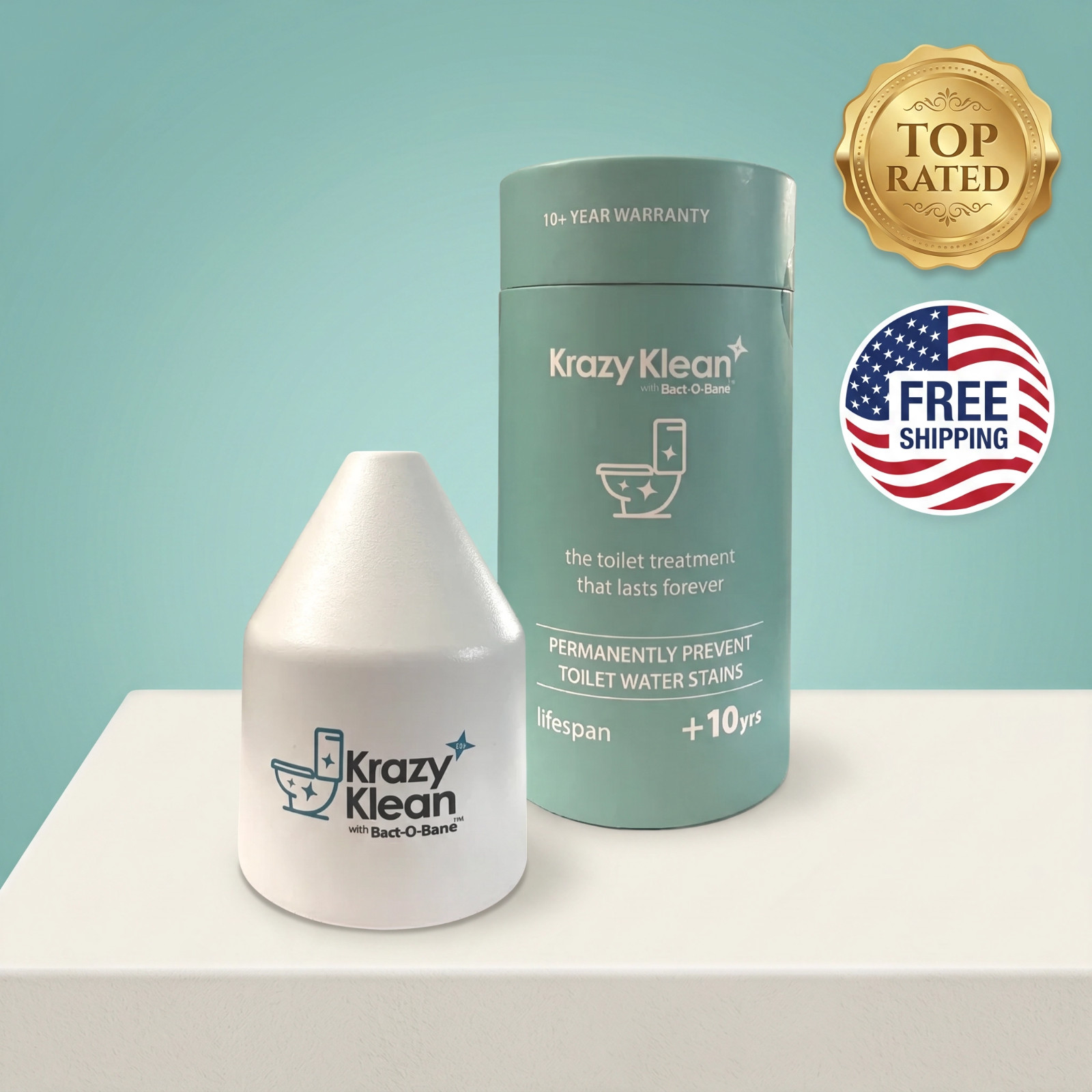 Krazy Klean Pro Toilet Bowl Cleaner, Crazy Klean Toilet Cleaner, Automatic Re.