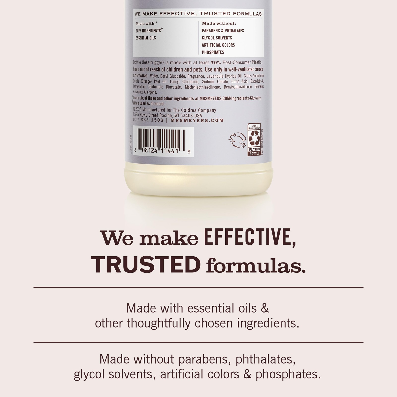 MRS. MEYER’S CLEAN DAY AllPurpose Cleaner Spray, Lavender, 16 fl. oz