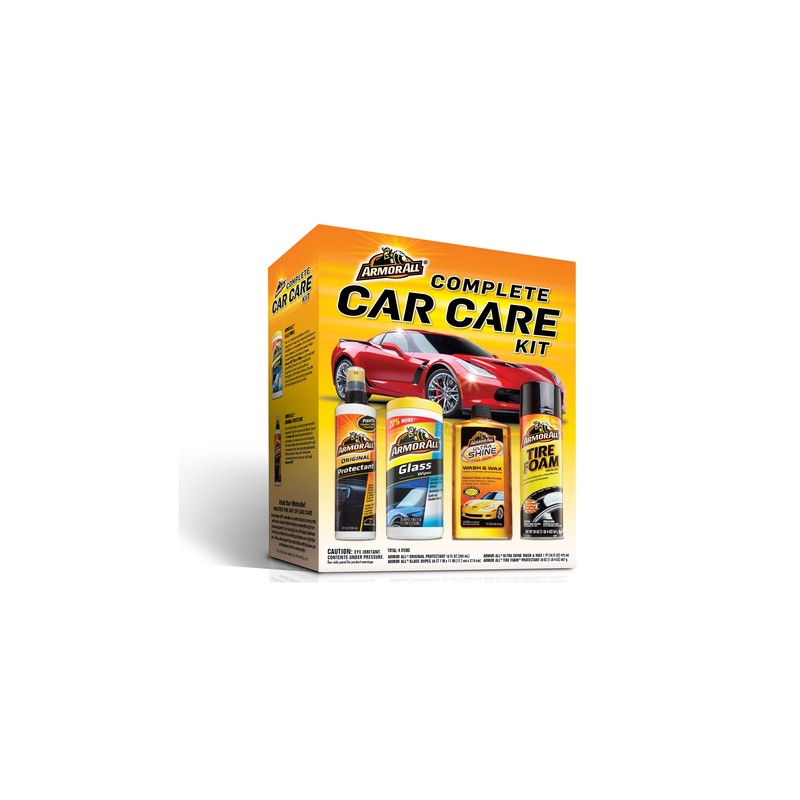 Armor All 78452 Complete Interior/Exterior Liquid Car Care Cleaning Kit