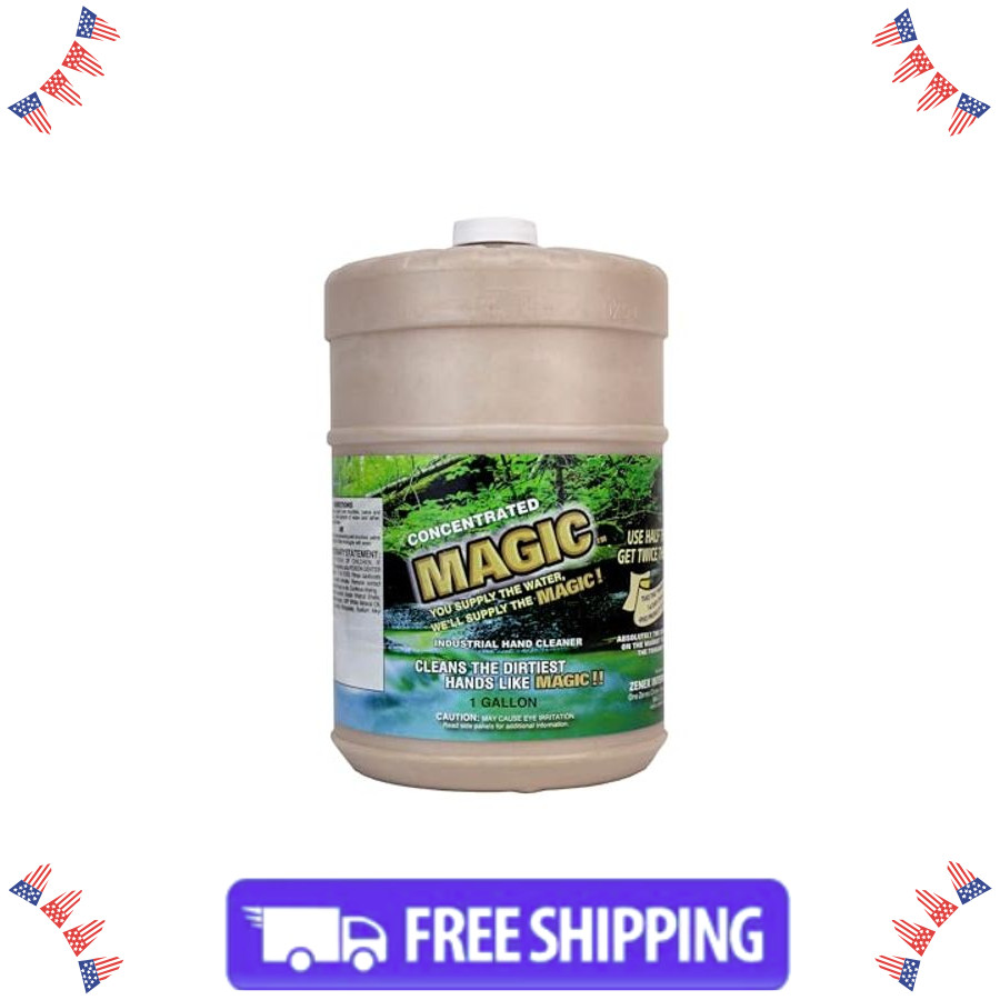 Magic Hand Soap Industrial Hand Cleaner 1 Gallon Walnut Shell Scrub