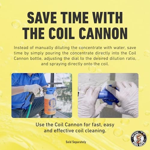 AC Coil Cleaner for All Condensers & Evaporators | No 128 Fl Oz (Pack of 1)