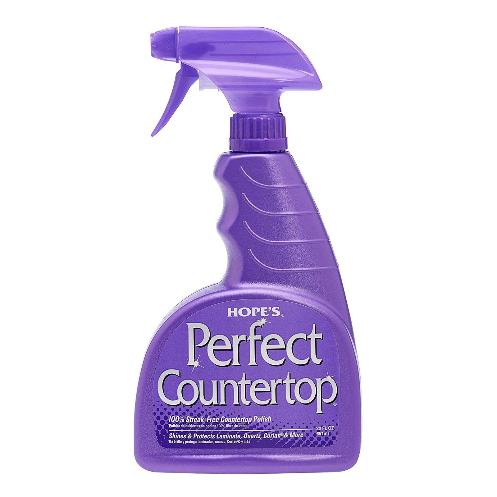 HOPE’S Perfect Countertop Cleaner and Polish 22 Fl Oz (Pack of 1), White