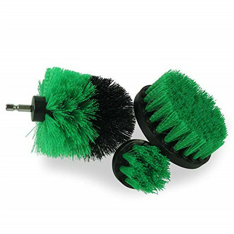 3-Pack Brush Set Power Kit Scrubber Drill Attachments For All type of Cleaning
