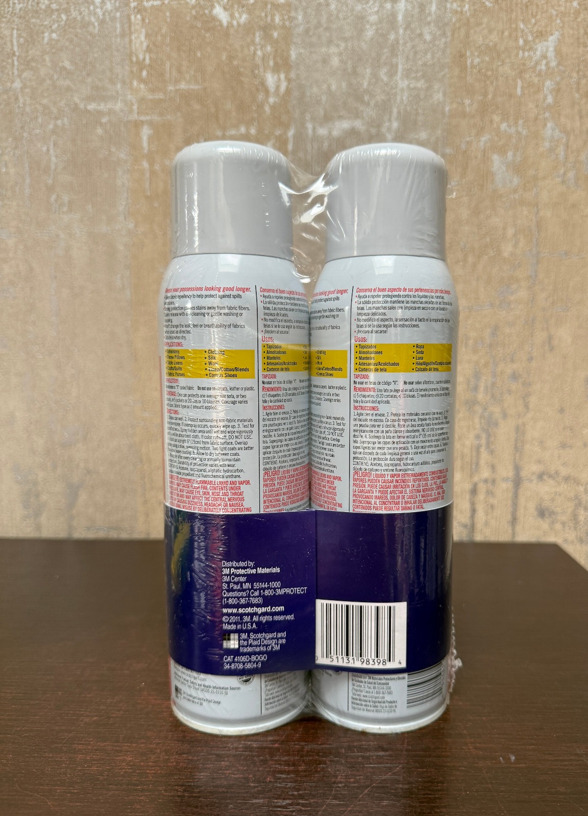 Scotchgard Fabric Protector and Cleaner 14oz Each Pack of 2 New Sealed