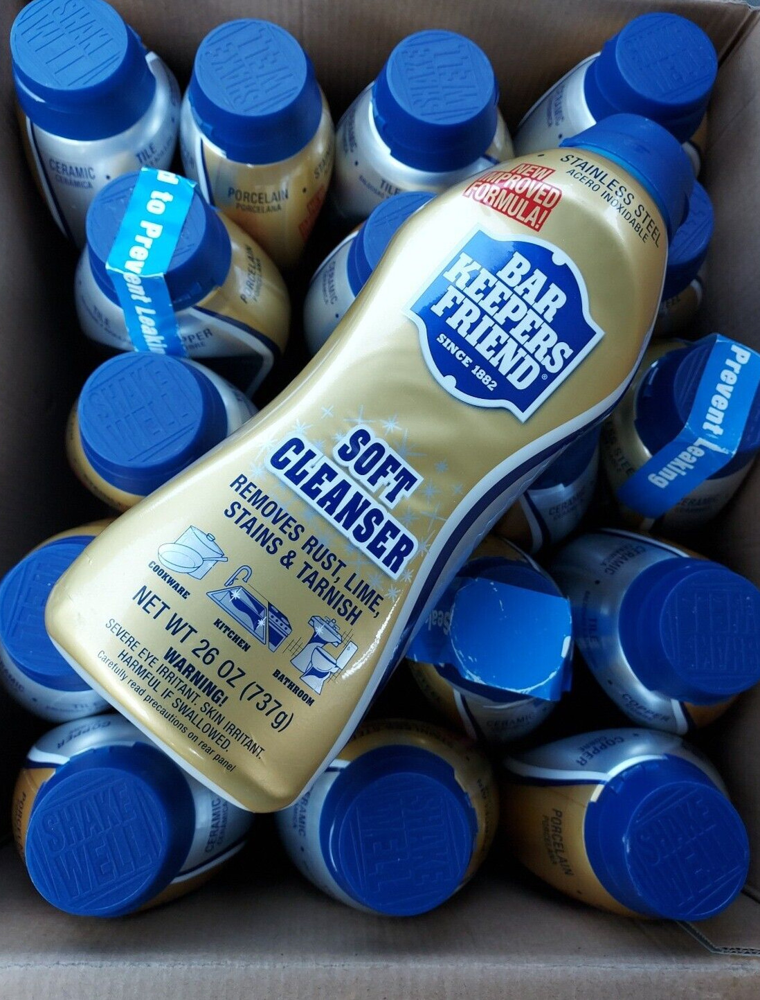 Bar Keepers Friend Liquid Soft Cleaner 26 oz Eco-Friendly New Buy More SAVE $$