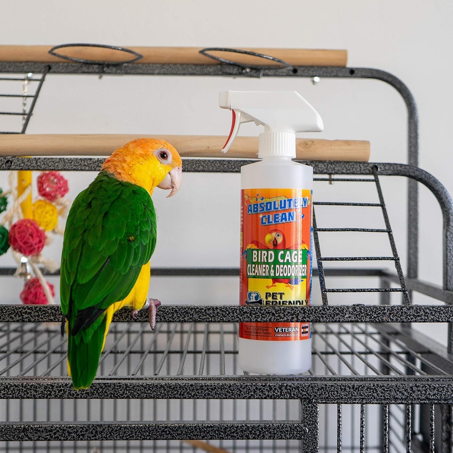 Amazing Bird Cage Cleaner and Deodorizer – Just Spray/Wipe – Safely & Easily …