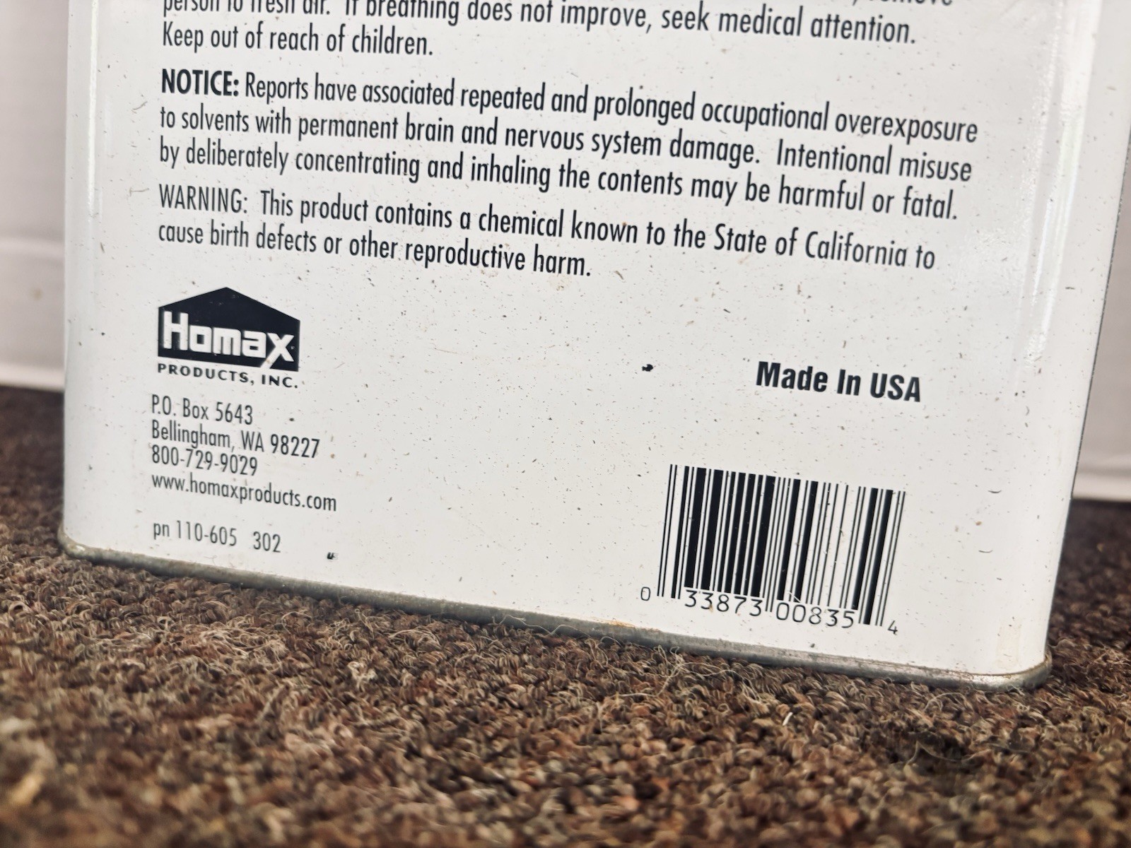 Oops! Remover-ONE GALLON Tin Can DISCONTINUED! Sealed, Original Formula 95% FULL