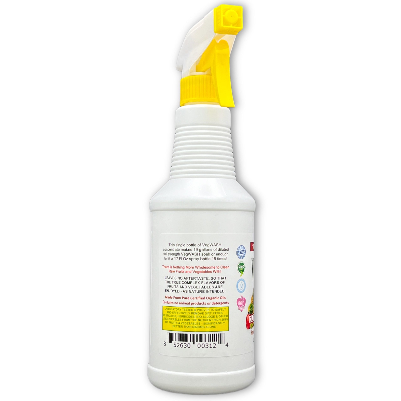 VegWASH™ Raw Produce Cleaner (Scented) – Just Add Water for 16.9 Fl Oz Spray