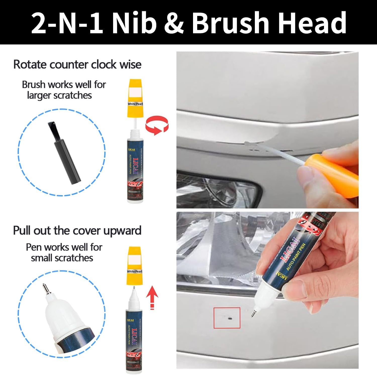 Car Scratch Remover, Car Paint Scratch Repair, Touch Up Paint for Cars Deep Scra