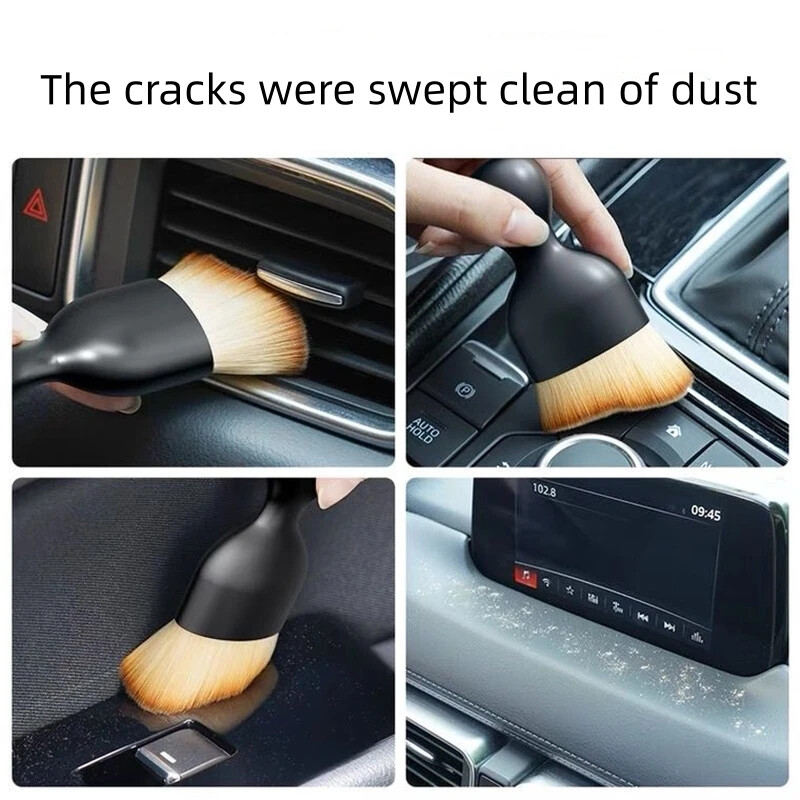 1Pc Car Interior Cleaning Soft Brush Instrument Panel Crevice Dust Removal Tool