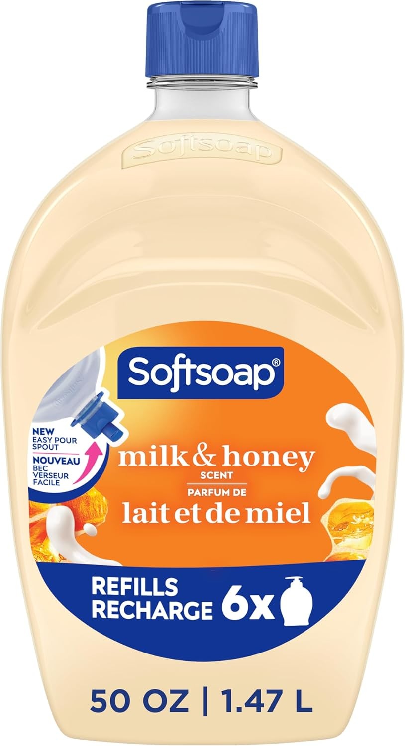 Milk & Honey Scented, Liquid Hand Soap Refill, 50 Ounce