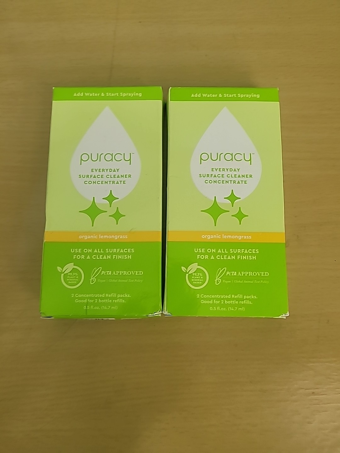 Puracy Plant Based Surface Cleaner Concentrated Refill Packets