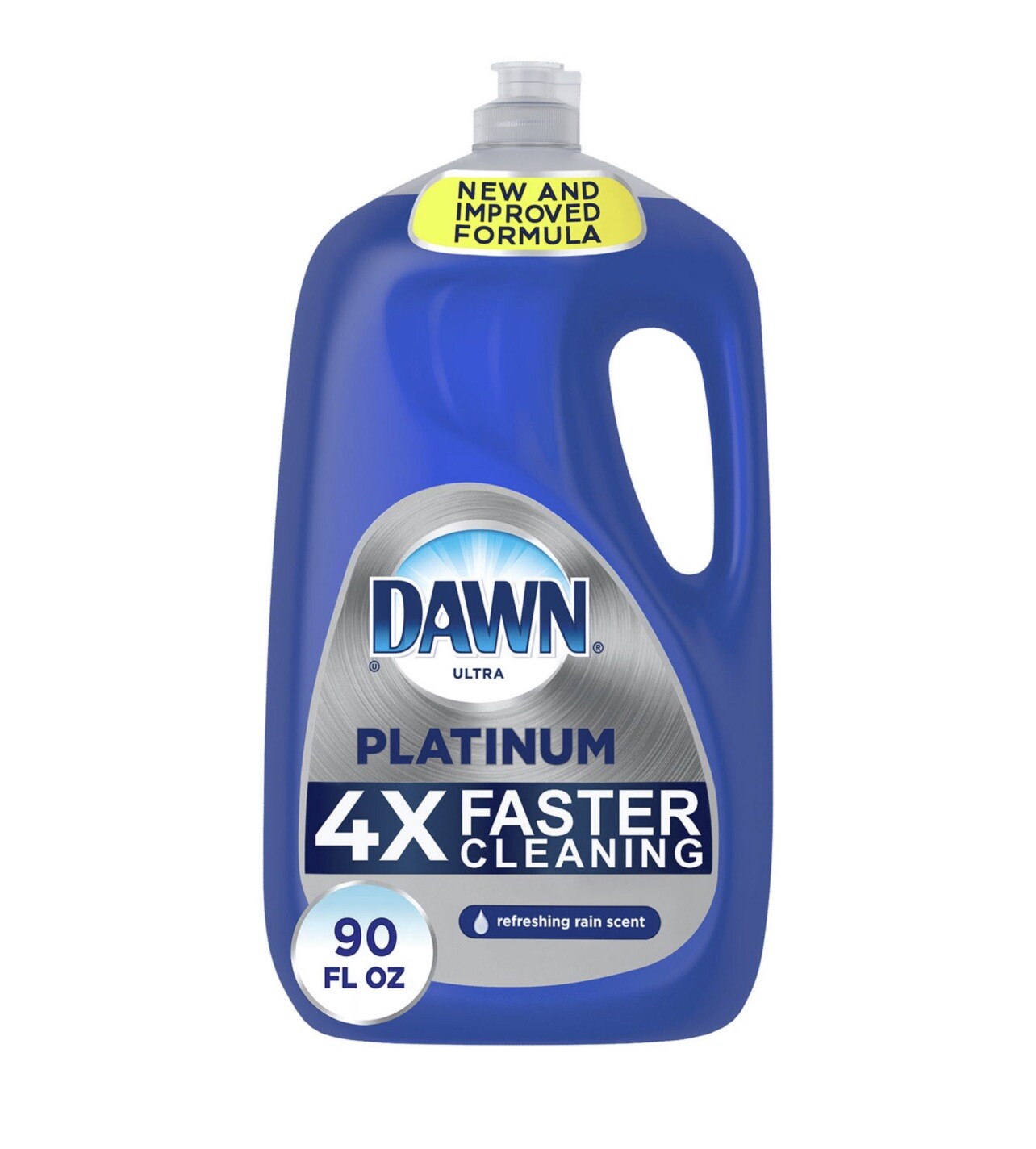Dawn Platinum Dishwashing Liquid Dish Soap, Refreshing Rain 90 Fl oz.