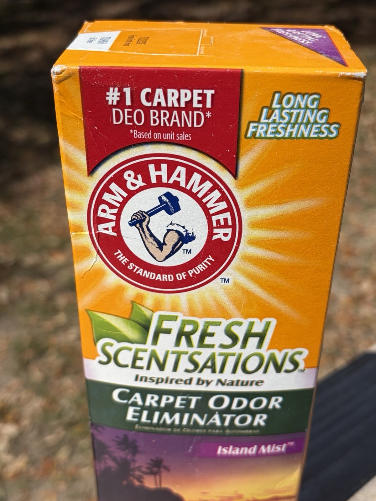 Arm & Hammer Fresh Scentsations Carpet Odor Eliminator ISLAND MIST SCENT 30 oz