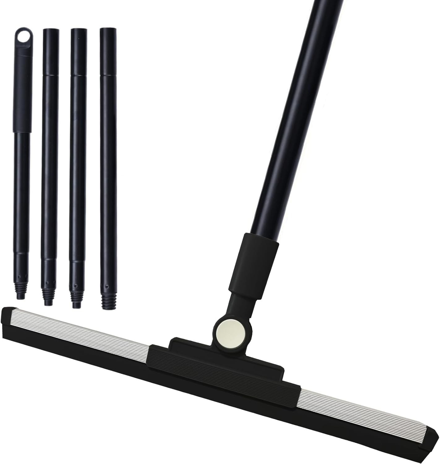 Squeegee Broom for Floor Shower Squeegee with Long Handle Rubber Wiper for Bathr