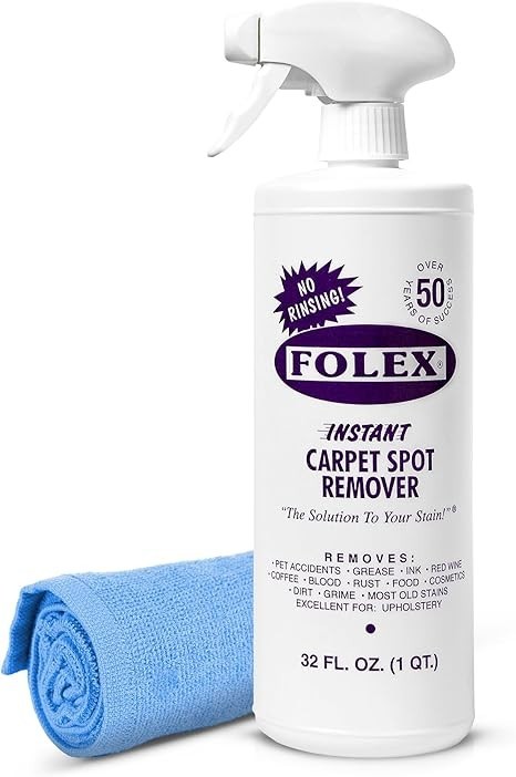 FOLEX Instant Carpet Spot Remover 32 oz – Powerful Stain Remover for Carpets, Up